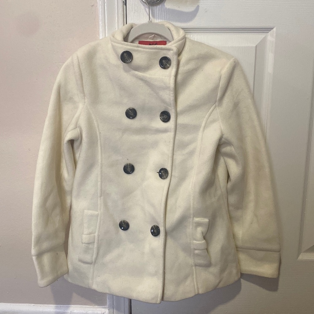 Cream Pea Coat